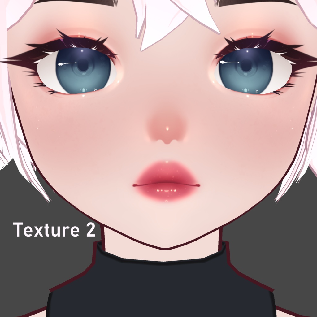 Sparkly Lip Gloss - VRoid Lip Texture Pack