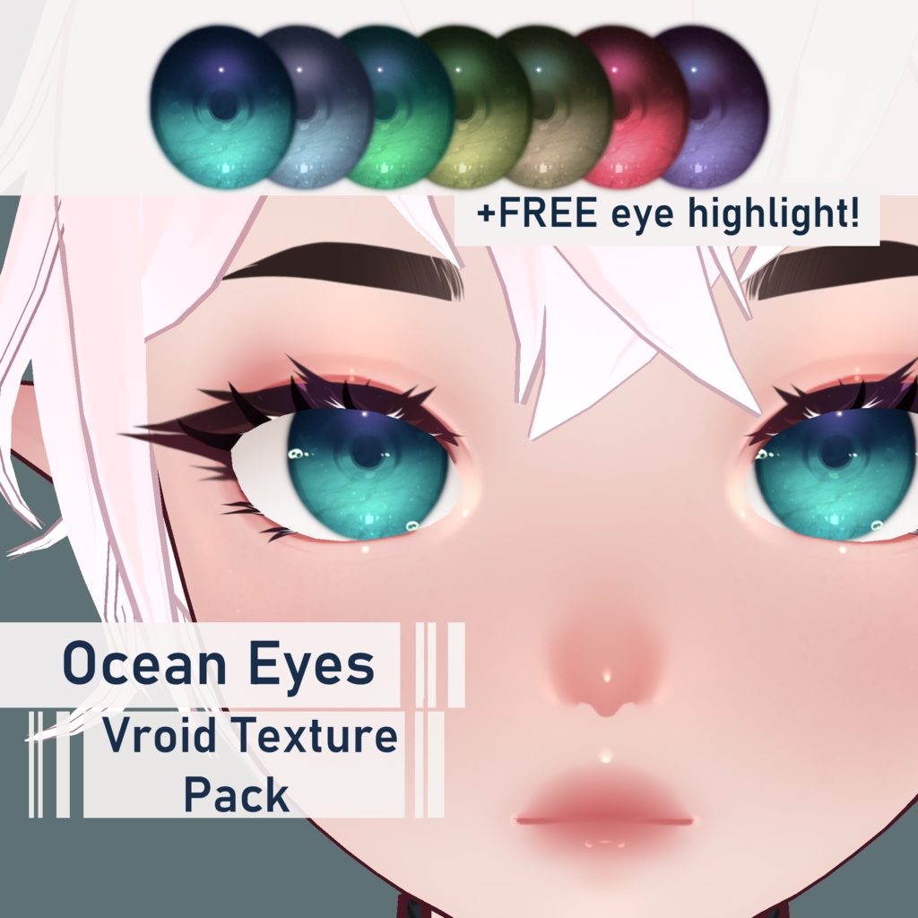 Ocean Eyes - VRoid Texture Pack