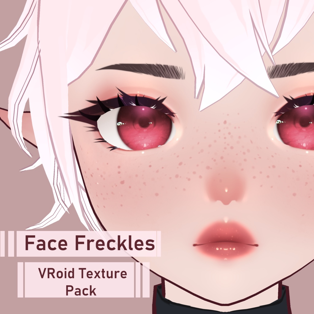 Face Freckles - VRoid Texture Pack