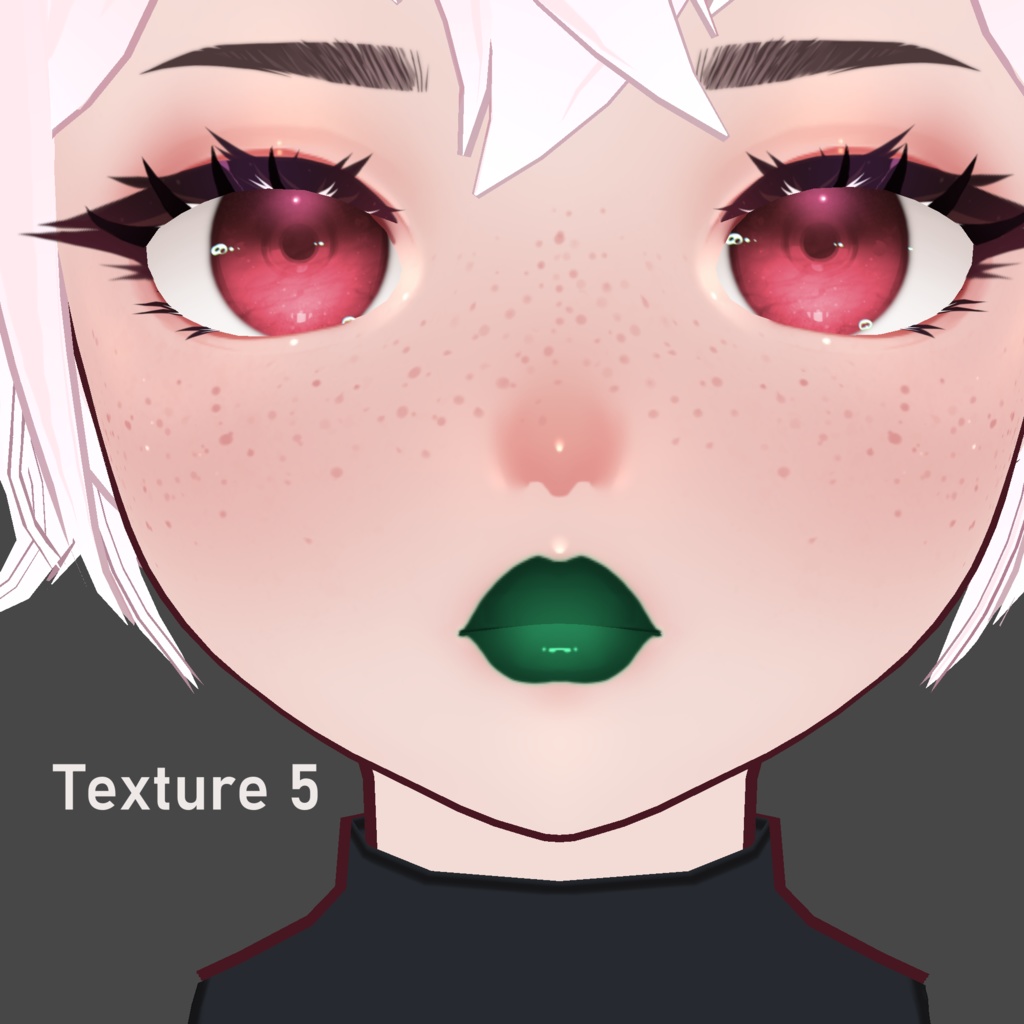 Ombre Lipstick - VRoid Texture Pack