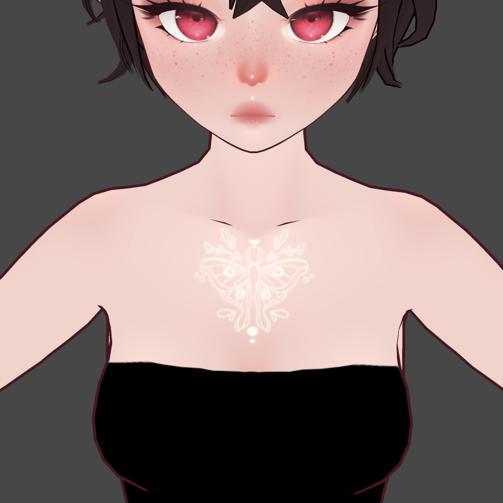 Moth Tattoo - VRoid Texture