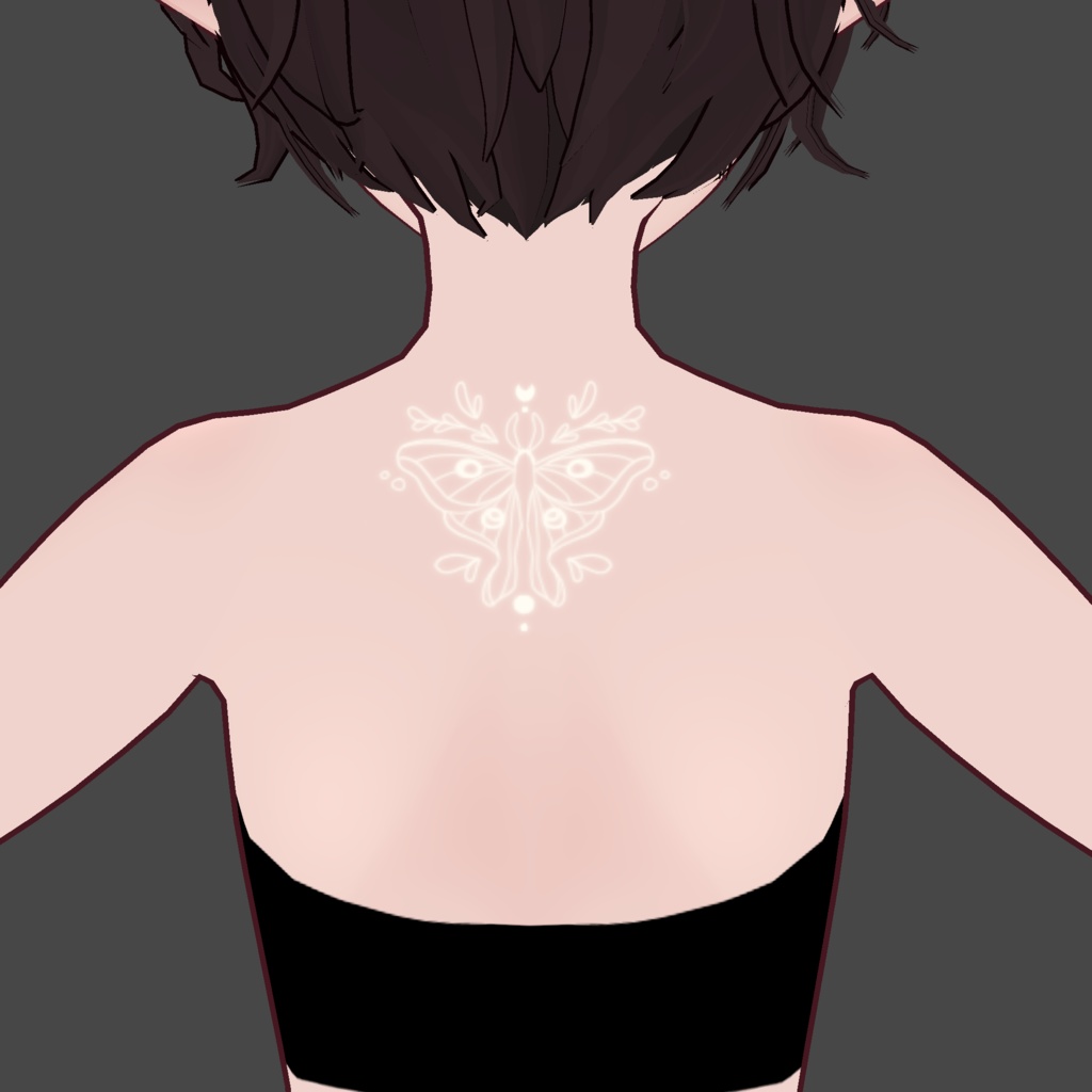 Moth Tattoo - VRoid Texture