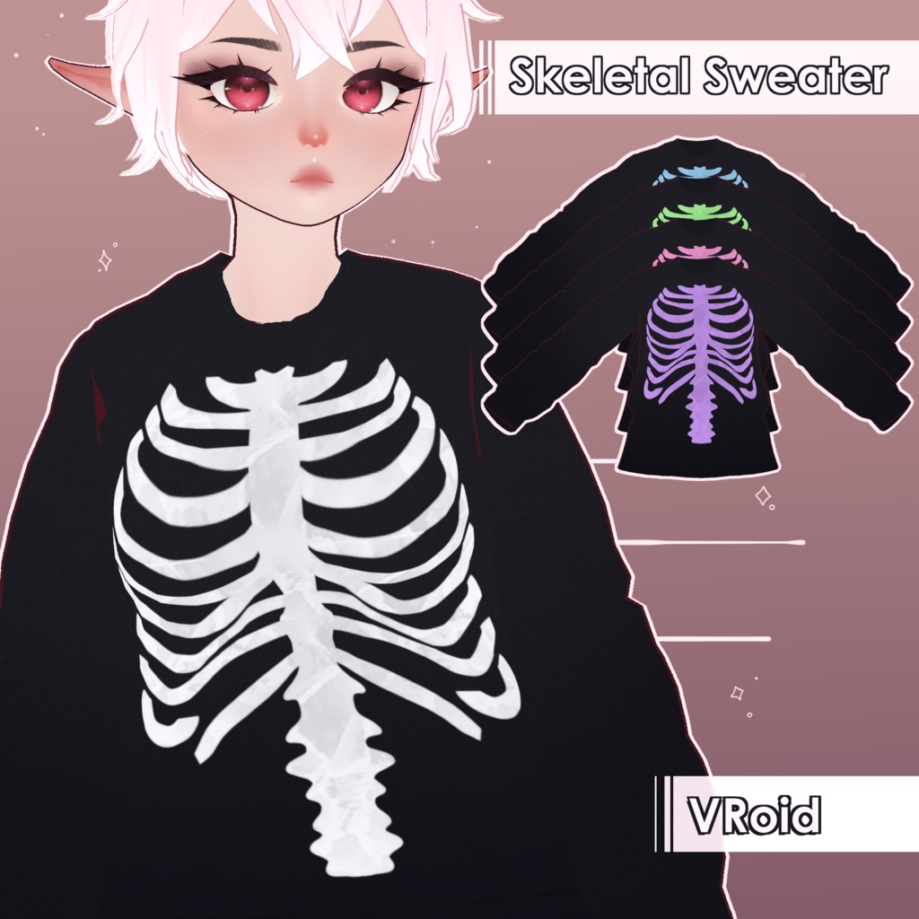 Skeletal Sweater - VRoid