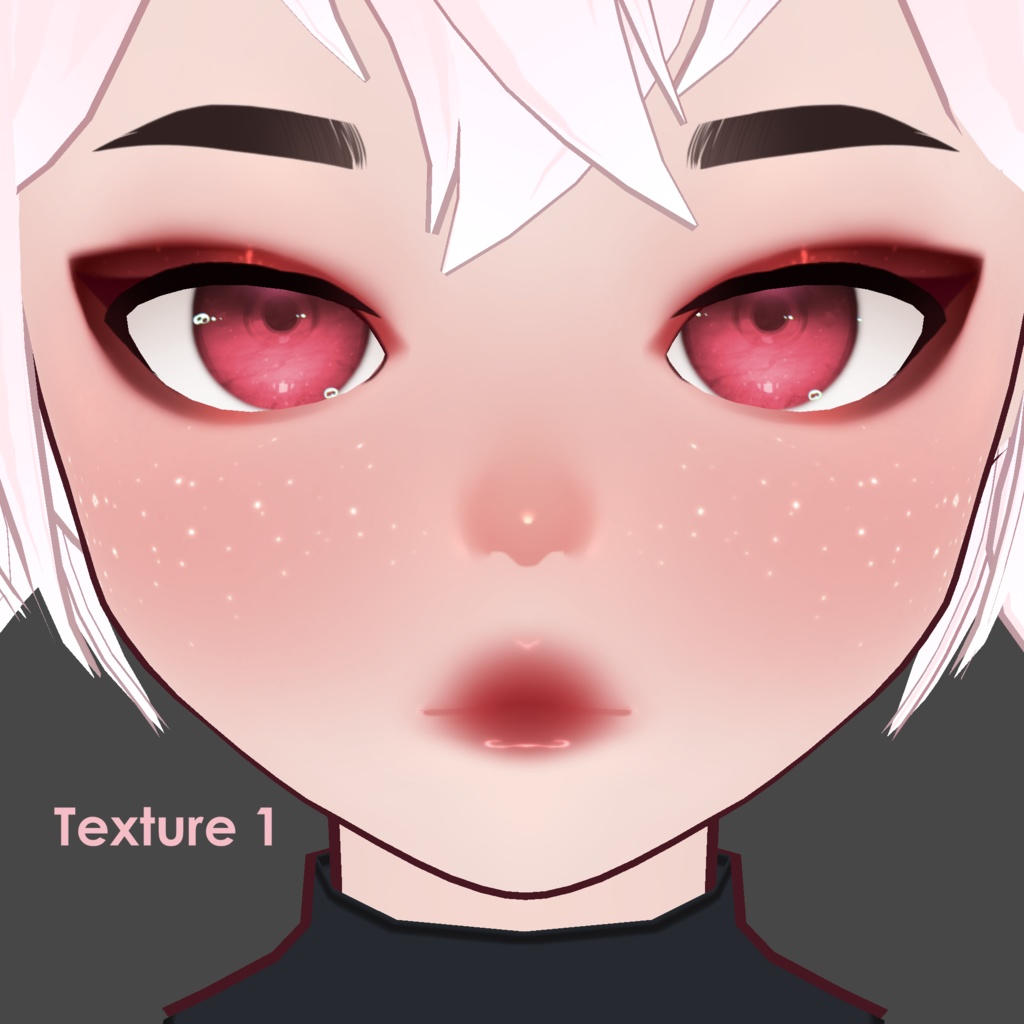 Dark Rose Eyeshadow - VRoid Texture