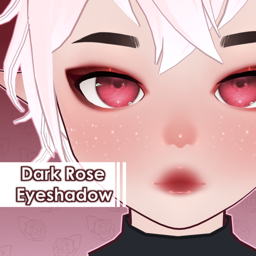 Dark Rose Eyeshadow - VRoid Texture
