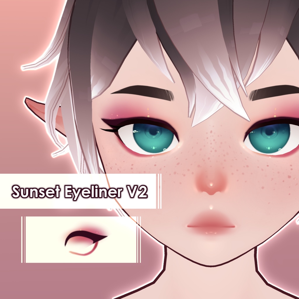 Sunset Eyeshadow V2 - VRoid Texture