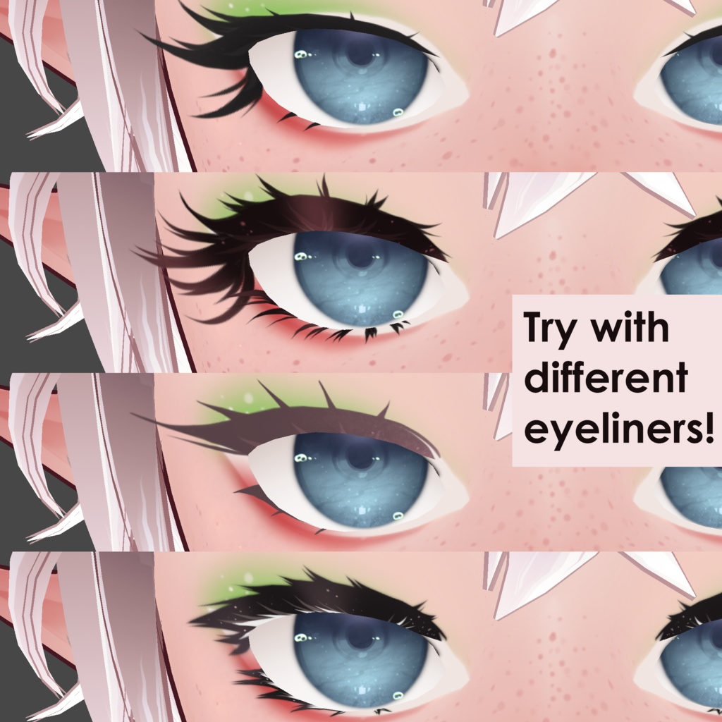 Christmas Eyeshadow - VRoid Texture