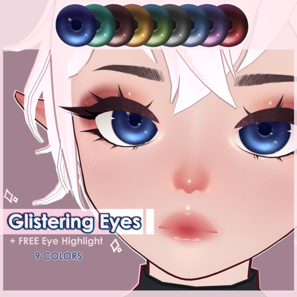 Glistering Eyes - VRoid Texture