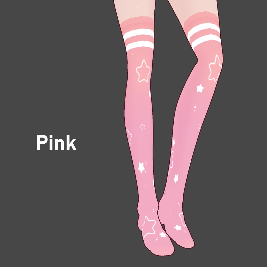 Starry Pastel Socks - VRoid Texture