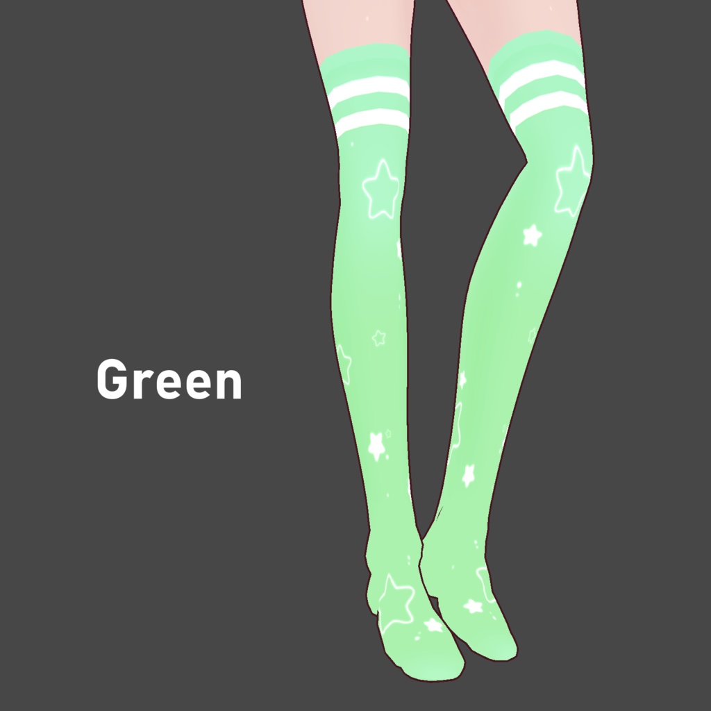 Starry Pastel Socks - VRoid Texture