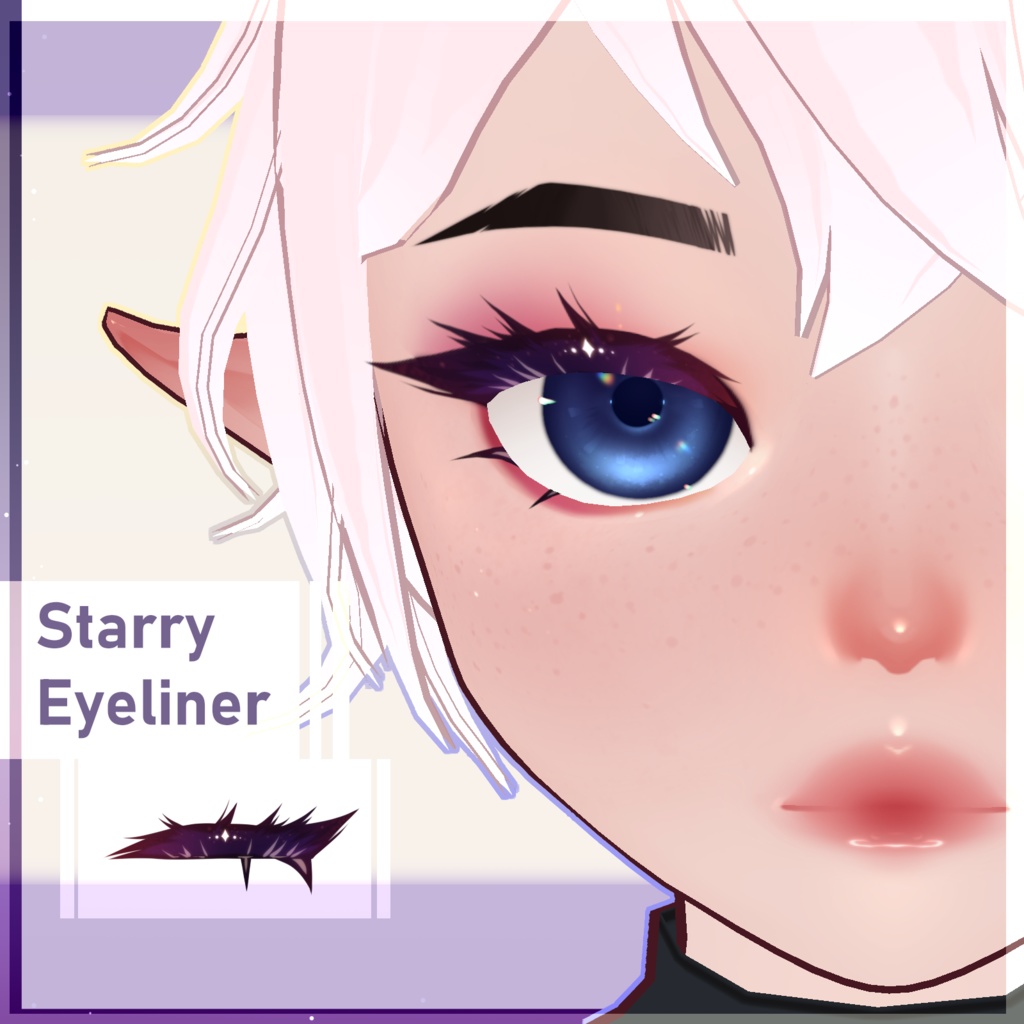 Starry Eyeliner - VRoid Texture