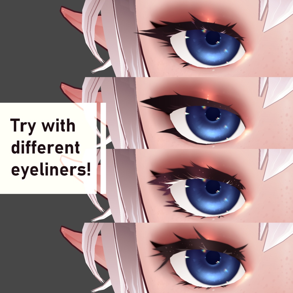 Smokey Eyeshadow - VRoid Texture