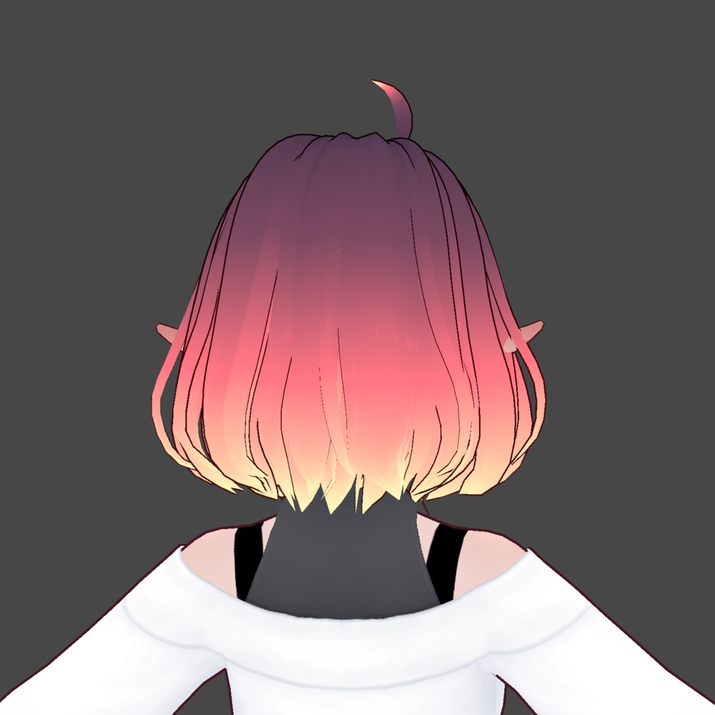 Sunset Hair - VRoid Hair Texture (with dark version!)