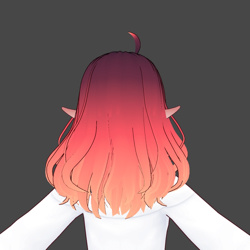 Sunset Hair - VRoid Hair Texture (with dark version!)