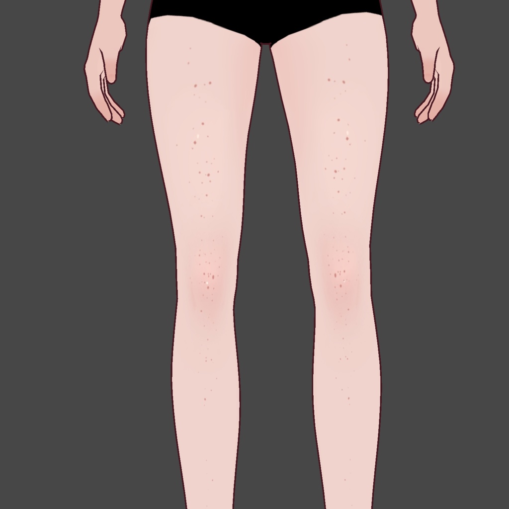 Full Body Freckles - VRoid Face and Body Overlay