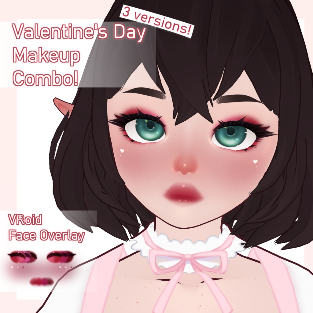 Valentine's Day Makeup! - VRoid Face Overlay