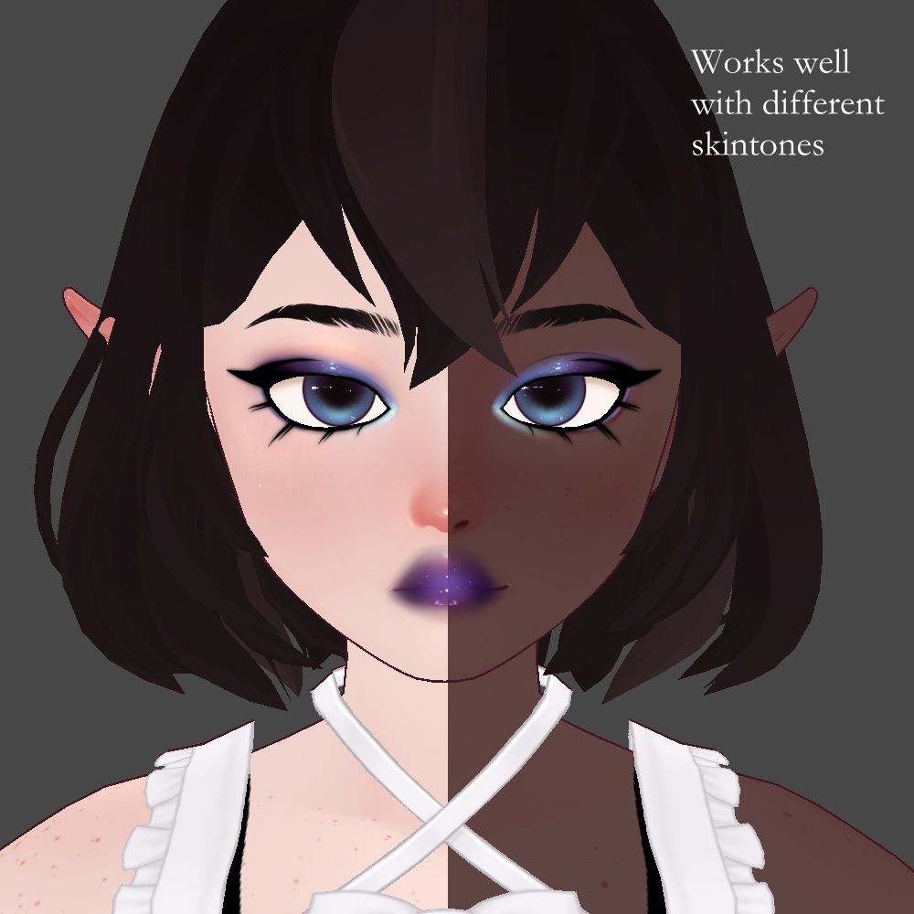 Lunar Makeup - VRoid Face Overlay