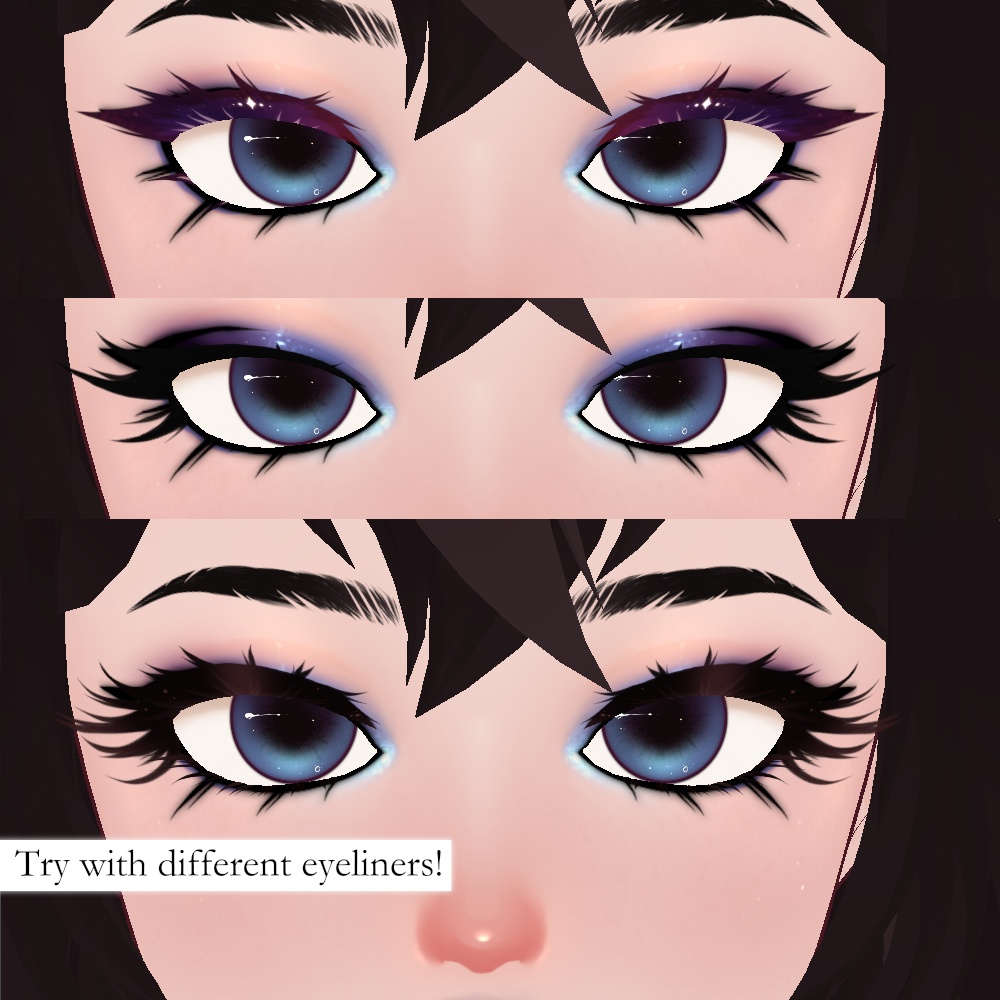 Lunar Makeup - VRoid Face Overlay