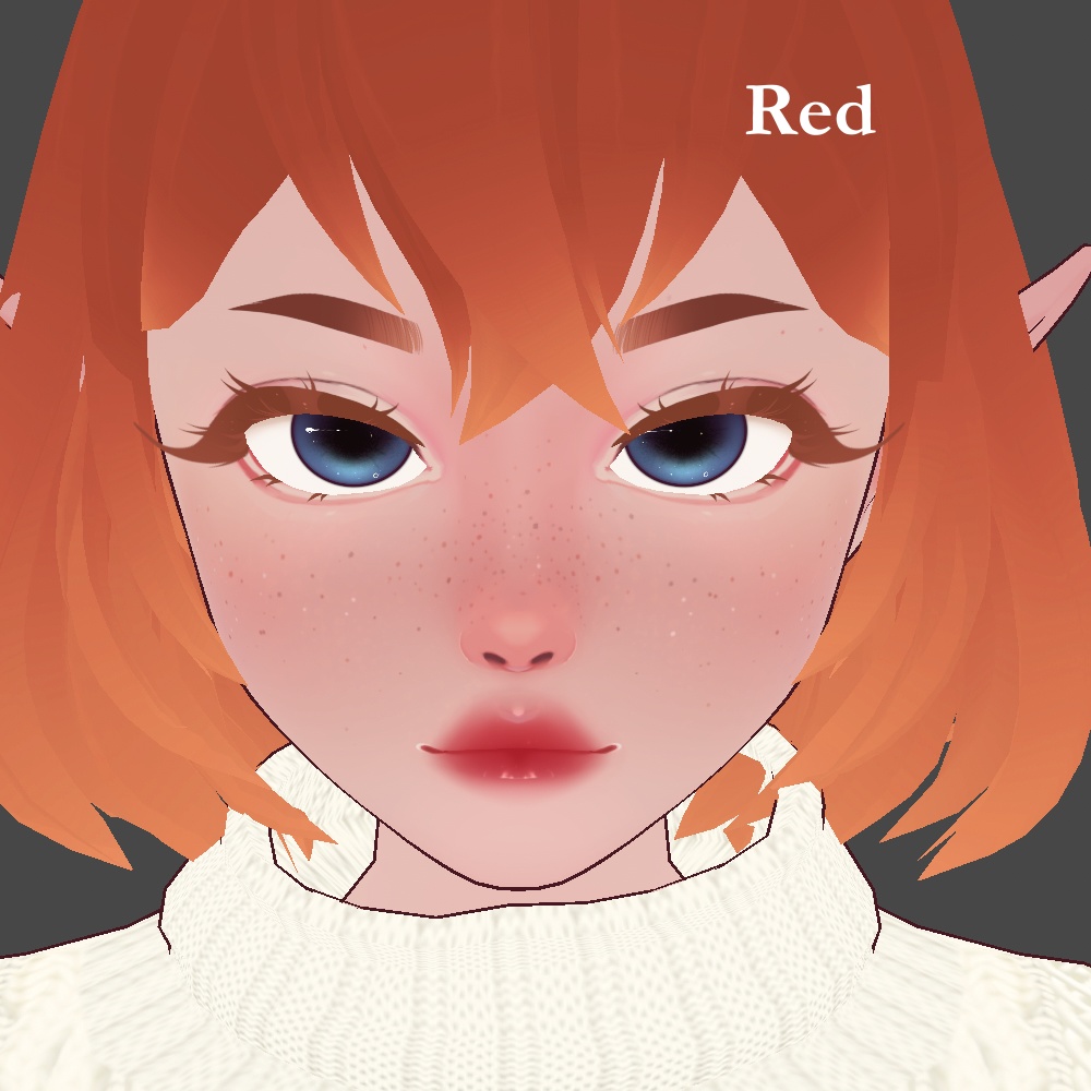 Curled Eyeliner - VRoid Texture