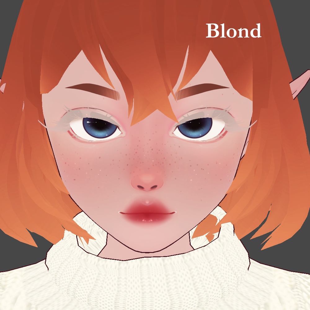 Curled Eyeliner - VRoid Texture