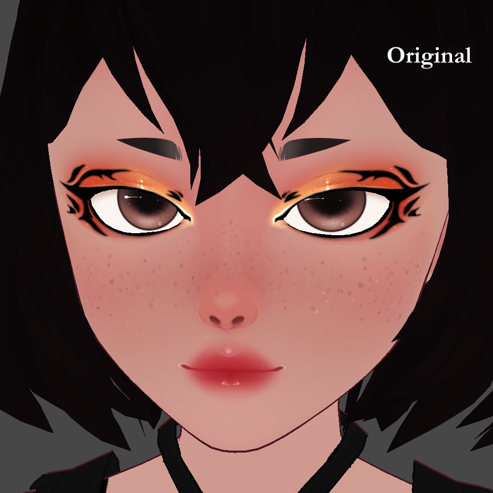 Tiger Eyeshadow - VRoid Face Overlay