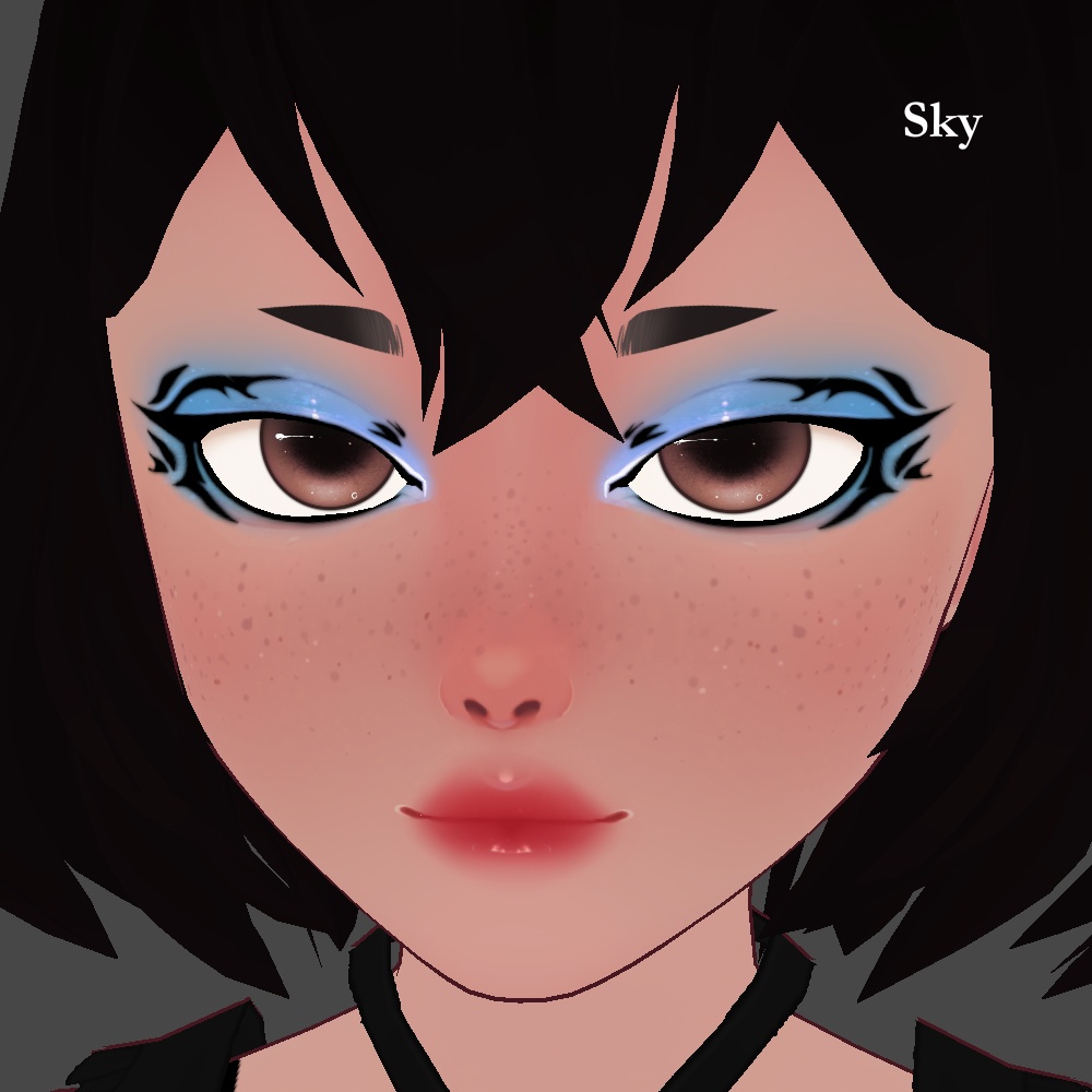 Tiger Eyeshadow - VRoid Face Overlay