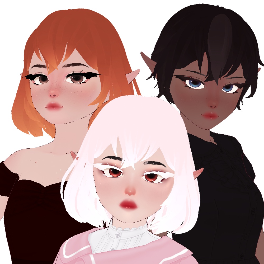 Bat Eyeliner - VRoid Texture