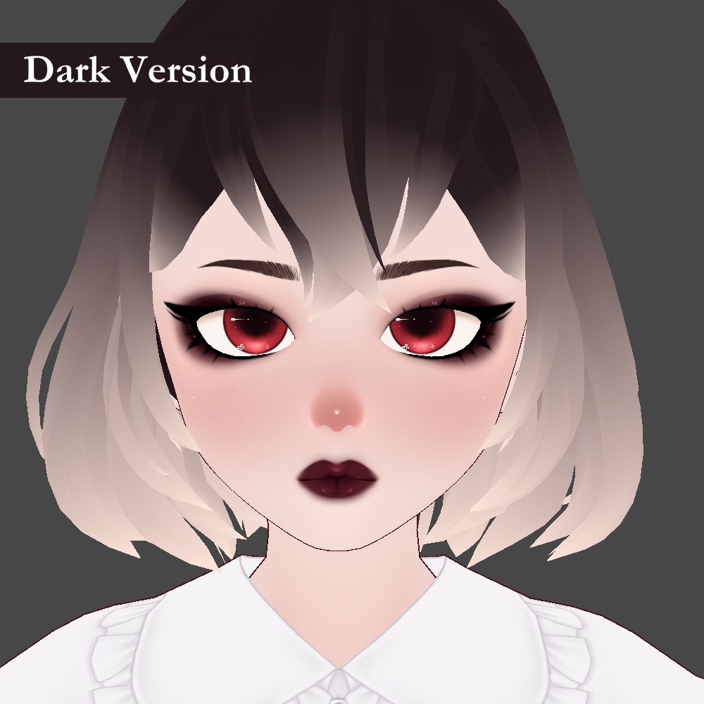 Vampire Makeup - VRoid Face Overlay