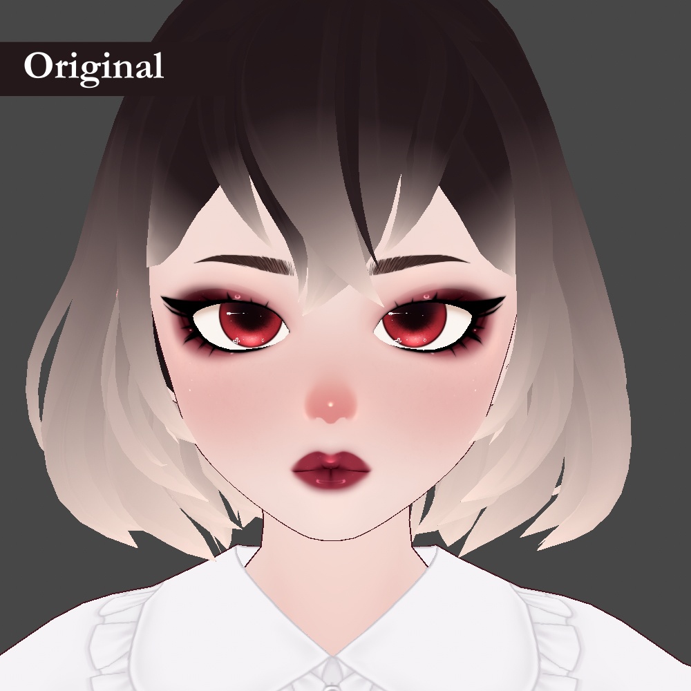 Vampire Makeup - VRoid Face Overlay
