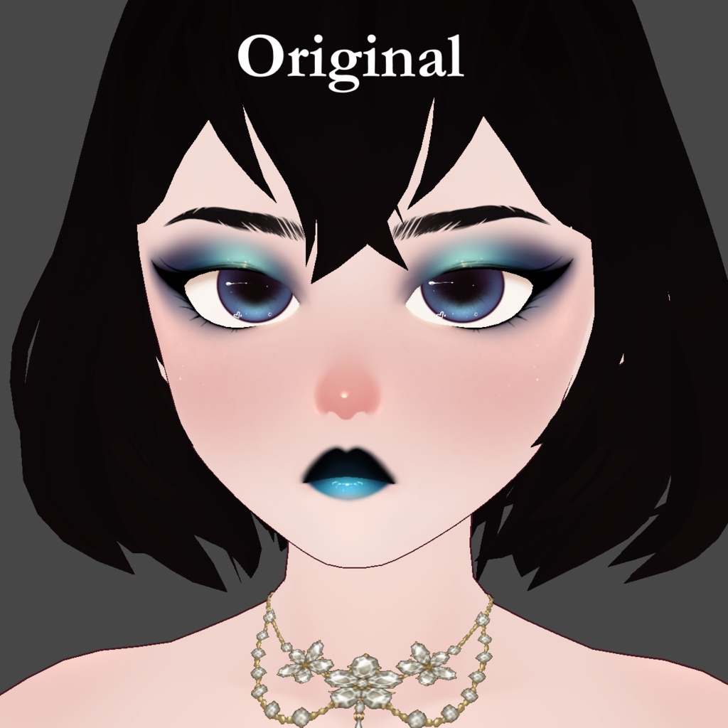 Mermaid Makeup - VRoid Face Overlay