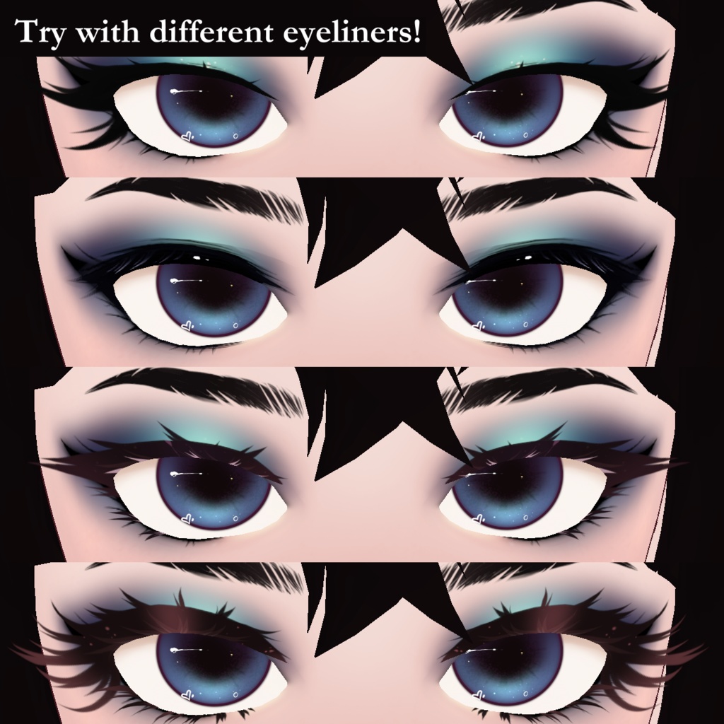 Mermaid Makeup - VRoid Face Overlay