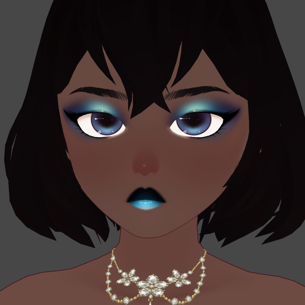 Mermaid Makeup - VRoid Face Overlay