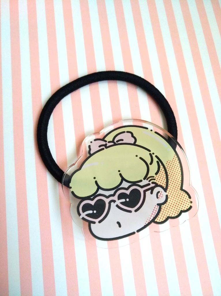 80 Sレトロガールヘアゴム そうこなな Booth