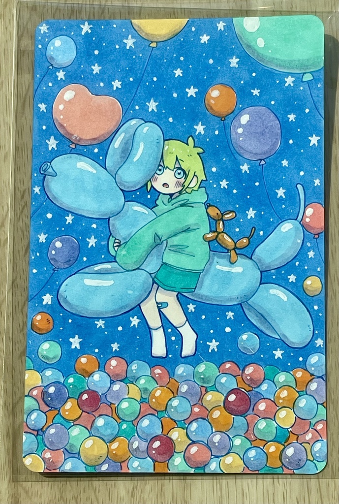 ハガキサイズイラスト🎈