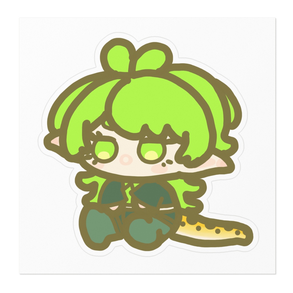 おすわりみゅらちゃんステッカー