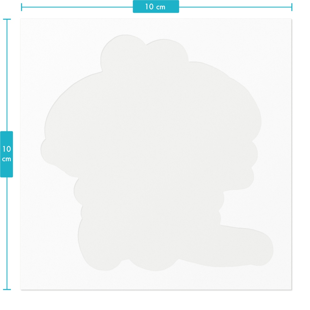 おすわりみゅらちゃんステッカー