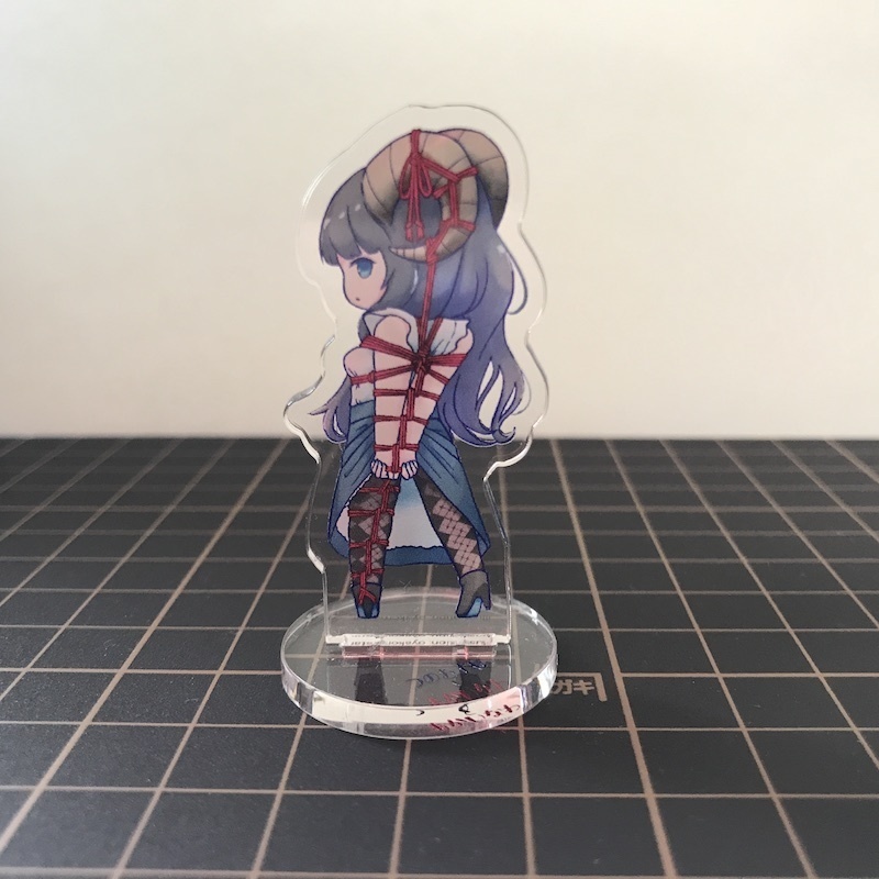 「角娘と赤い縄」アクリルフィギュア