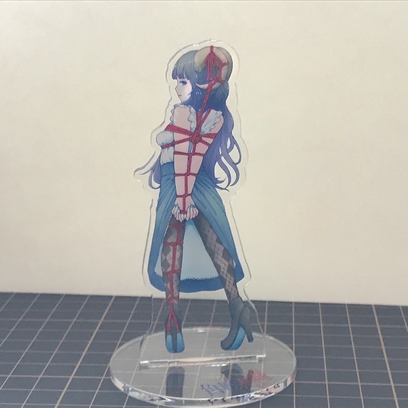 「角娘と赤い縄」アクリルフィギュア