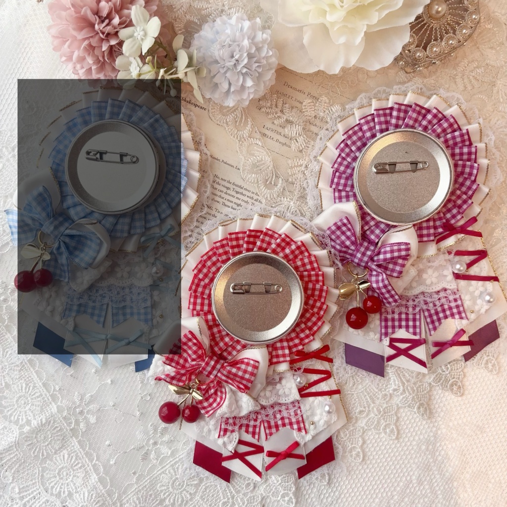 ロゼット/56~65mm用/Red/Purple