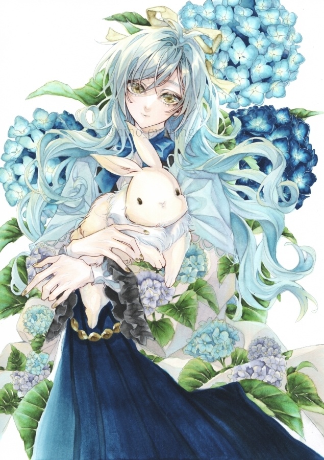 【B5原画】和服ビオラ