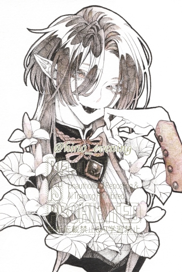 【はがき原画】黒葛