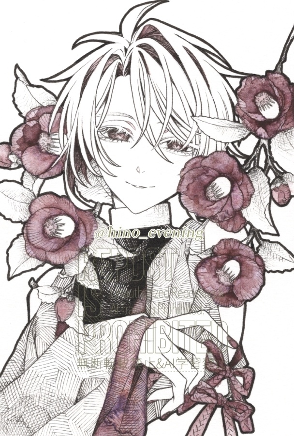 【ハガキ原画】花音1