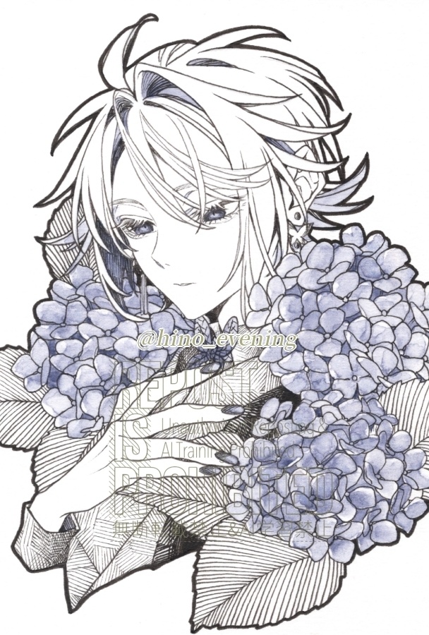【ハガキ原画】水騎1