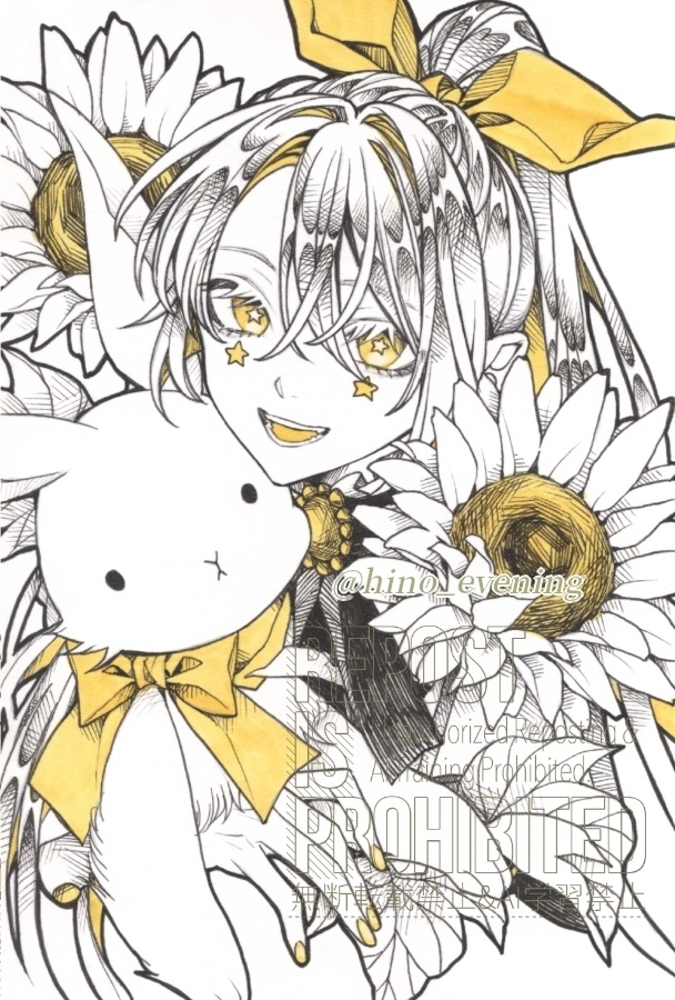 【ハガキ原画】マーブル