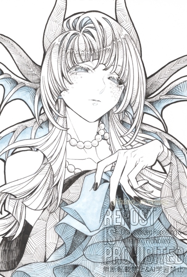 【ハガキ原画】螺鈿