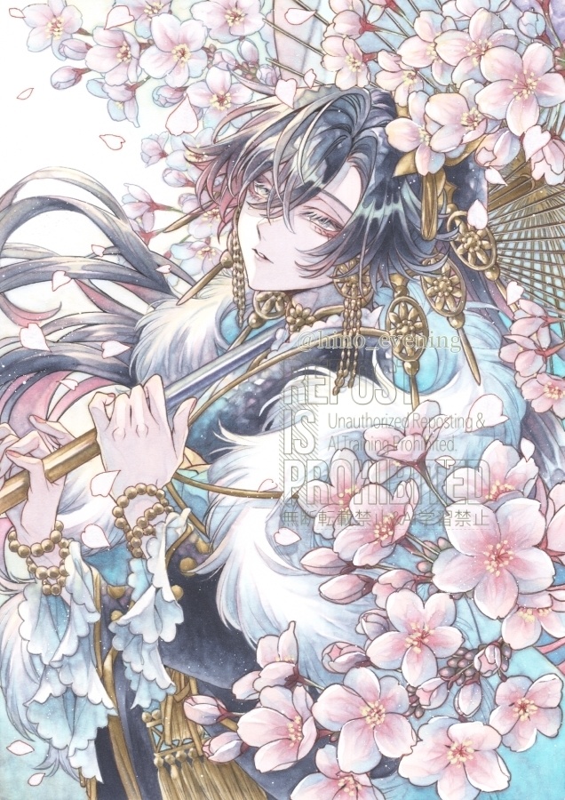 【A5原画】桜水面