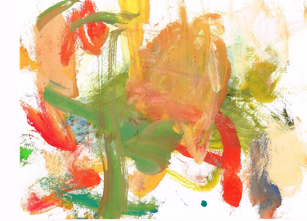 2歳児の描いた「何か」