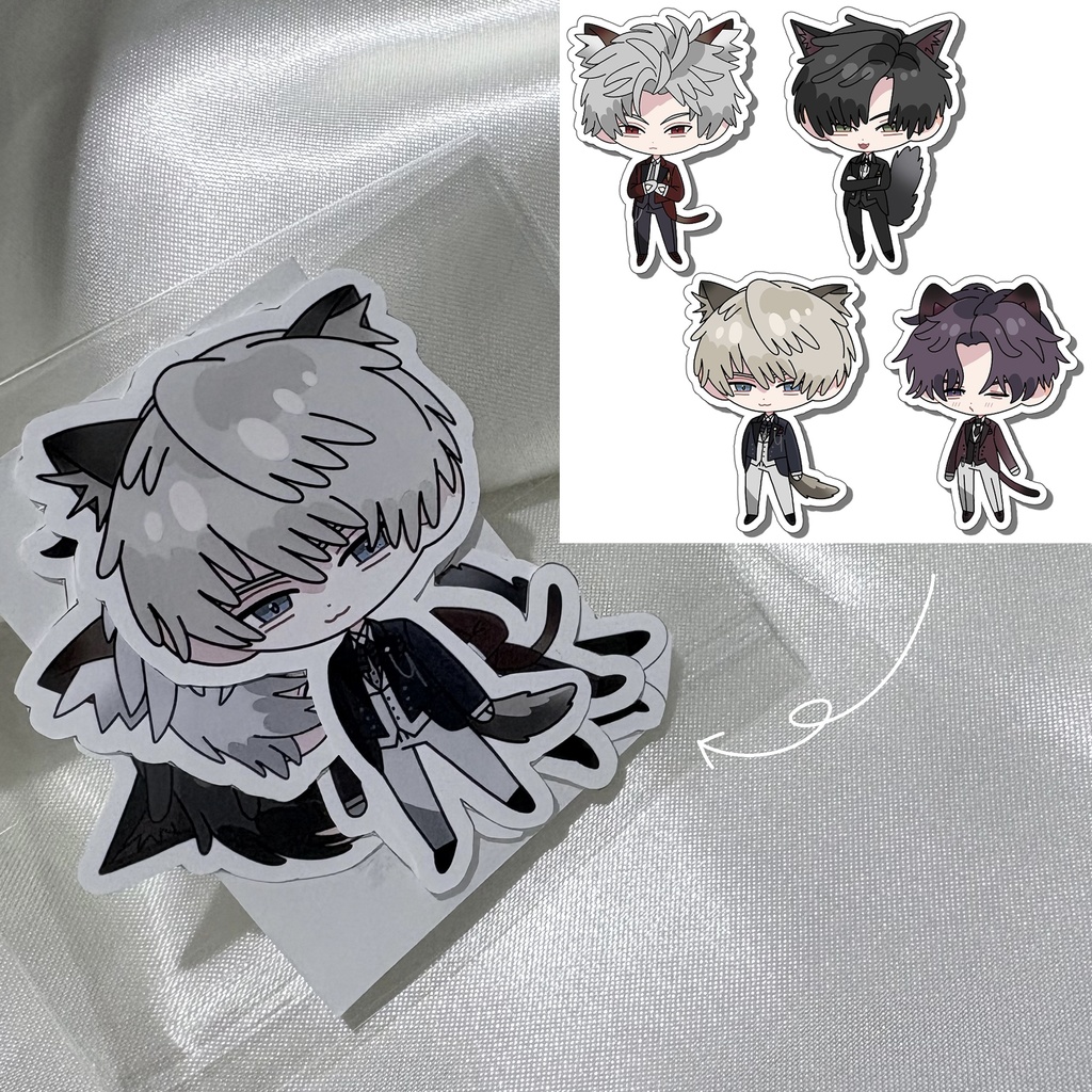 猫執事　フレークシールセット