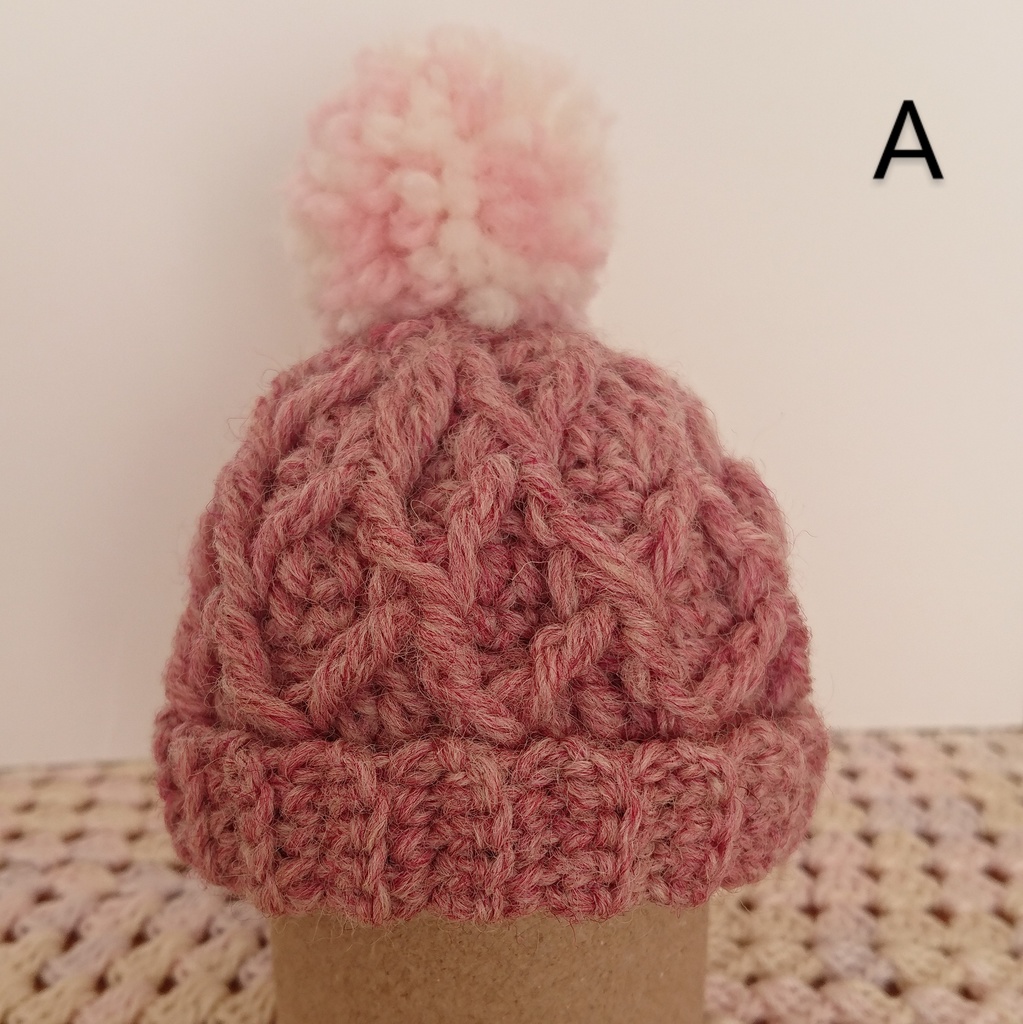 ダイヤモンドワッフル ニット帽