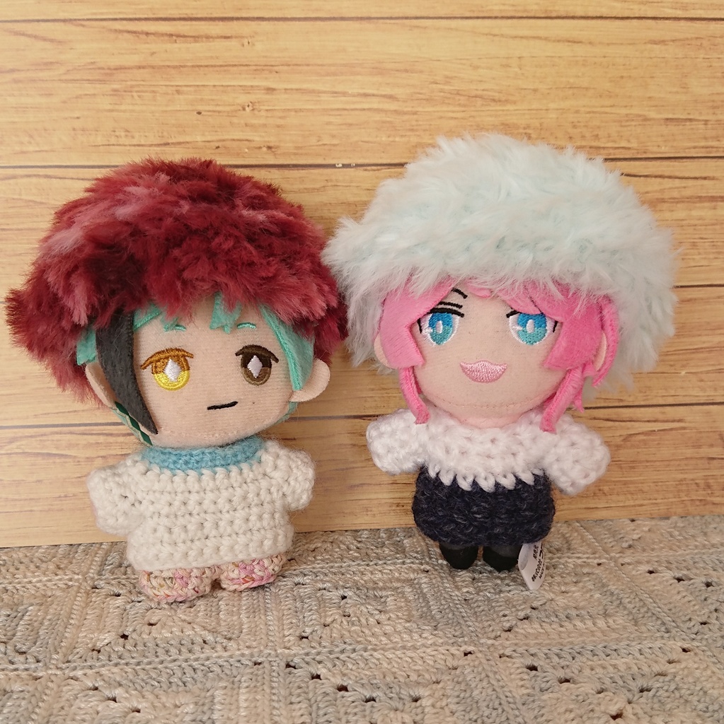 ふわふわファーニット帽